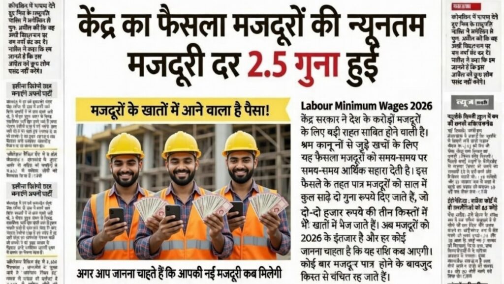 Labour Minimum Wages Hike 2026